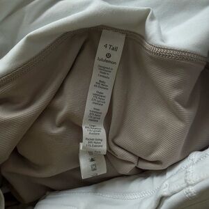 lululemon athletica White Athletic Shorts